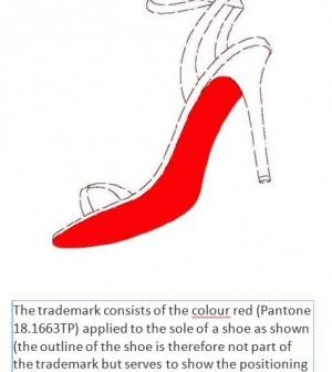 Van Haren for stiletto heels with red sole