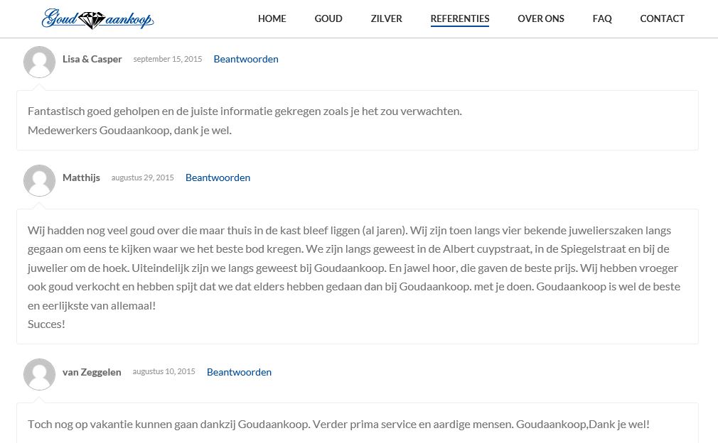 Goudaankoop.nl (goldpurchase.nl) manipulating on-line reviews