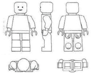 Lego doll valid shape mark