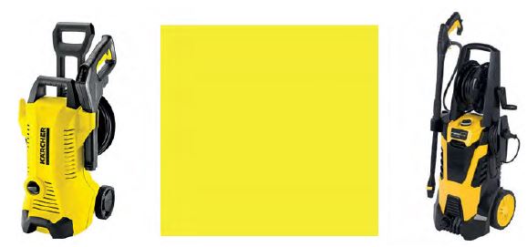 Kleur geel geldig merk Kärcher