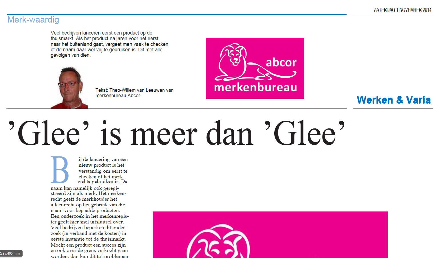 Glee is meer dan Glee (HDC kranten - Plus werken bijlage)